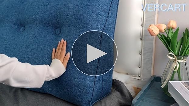 Amazon｜VERCART ベッドウェッジ読書枕装飾的な多目的ソファ